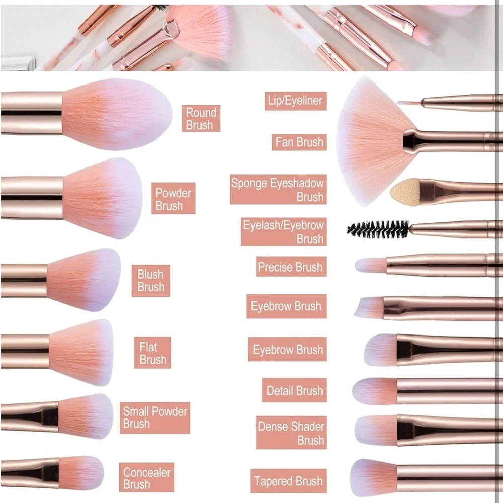 16 piece Makeup Brush Set